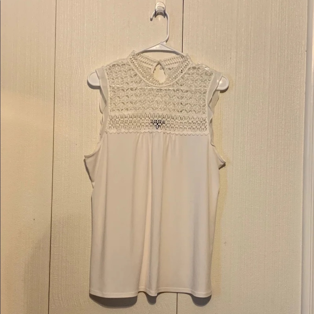 White cream color express blouse